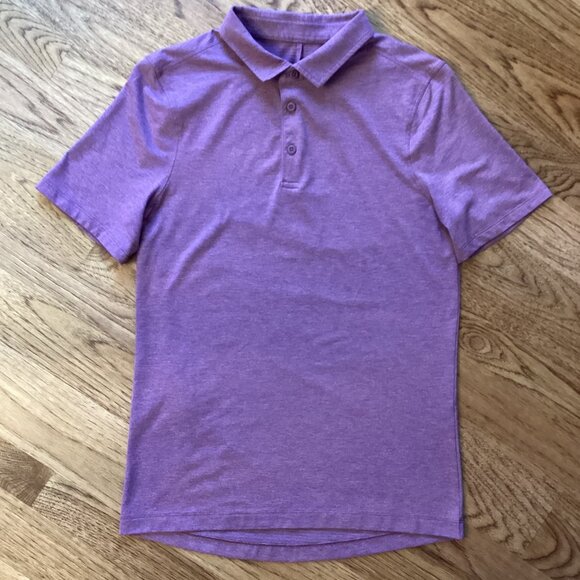 NEW! Lululemon Soft Jersey Performance Short Sleeve Evolution Polo Shirt SMALL - Picture 1 of 3